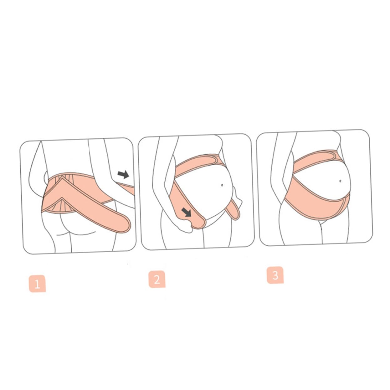Maternity Support Belt Upper Lower Back Pain Relief Abdominal Binder for Pregnancy Waist Support for Women Belly Band Size Xl