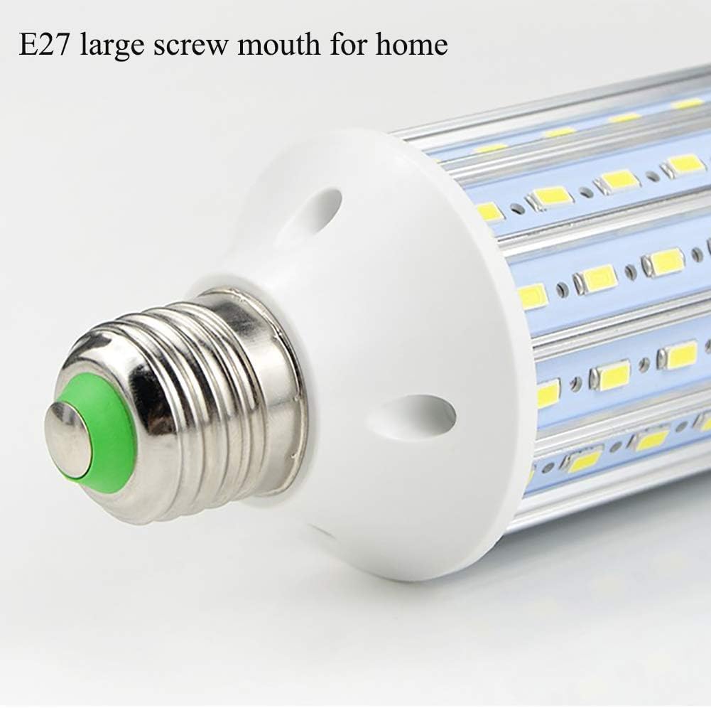Lampadina LED a mais, 5 confezioni 60 Lampadine LED 5730 SMD 25 W, Lampadina a incandescenza 200 W equivalente a 2500 lumen, lampada parete a sospensione, Bianco caldo