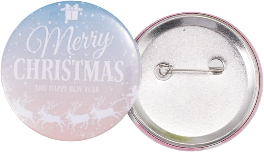 1''+1.25''+2.25'' Button Making Supplies for DIY Personalized Metal Pinback Buttons, 500PCS