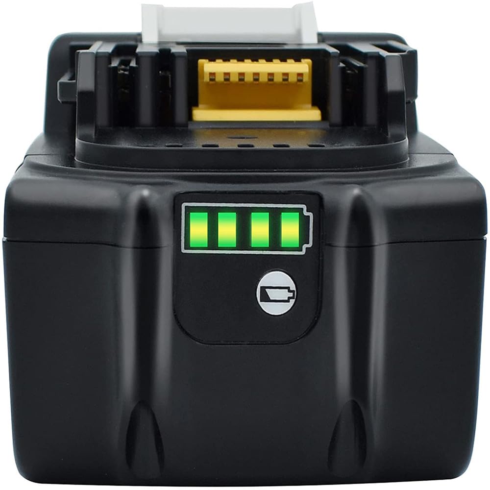 BL1860B 18V 6,0Ah 6000mAh BL1850B - Batería de herramientas compatible con Makita 18 V batería 6 Ah para Makita DDF482Z DDF484Z DDF485Z DDF487Z DDF489Z, batería motosierra DUC353 DUC254Z