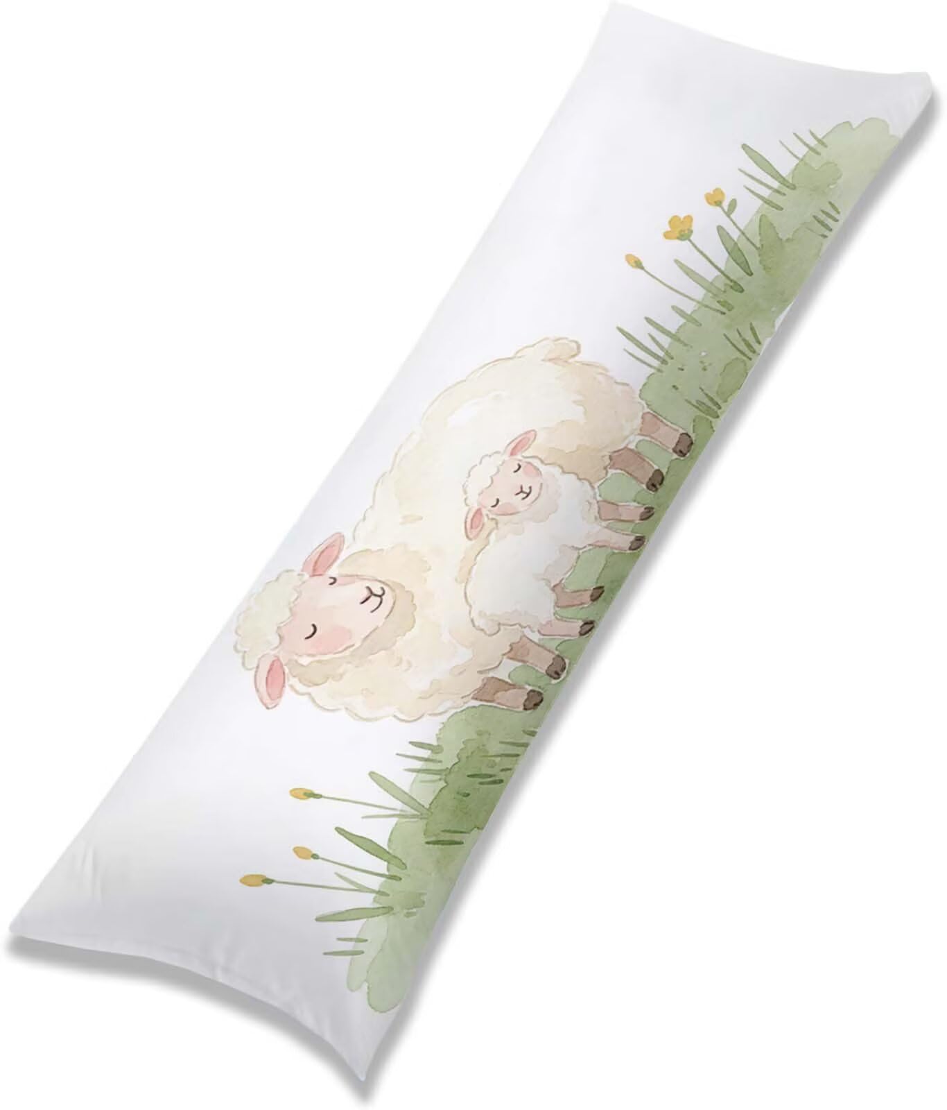 Amore-4 Federe Cuscino Letto 50 x 150 cm, Grande Cuscini per Divano Lino, | Doppia Faccia Stampa, Rosso Fodera per Cuscino Decorativa, con Cerniera, Cuscino per Dormire Sul Fianco j-4