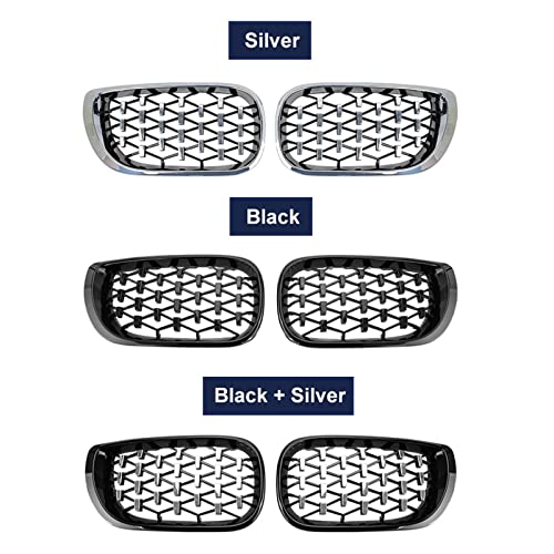 Rejilla E46 de 4 puertas meteor para BMW Serie 3 2002-2005 en ABS diamond 3