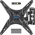 MOUNTUP TV Wall Mount Full Motion Tilting TV Mount Bracket for Most 26-55 Inch Flat Curved TVs with Swivels Articulating Arms Max VESA 400X400mm and 88lbs Fits Single Stud MU0014
