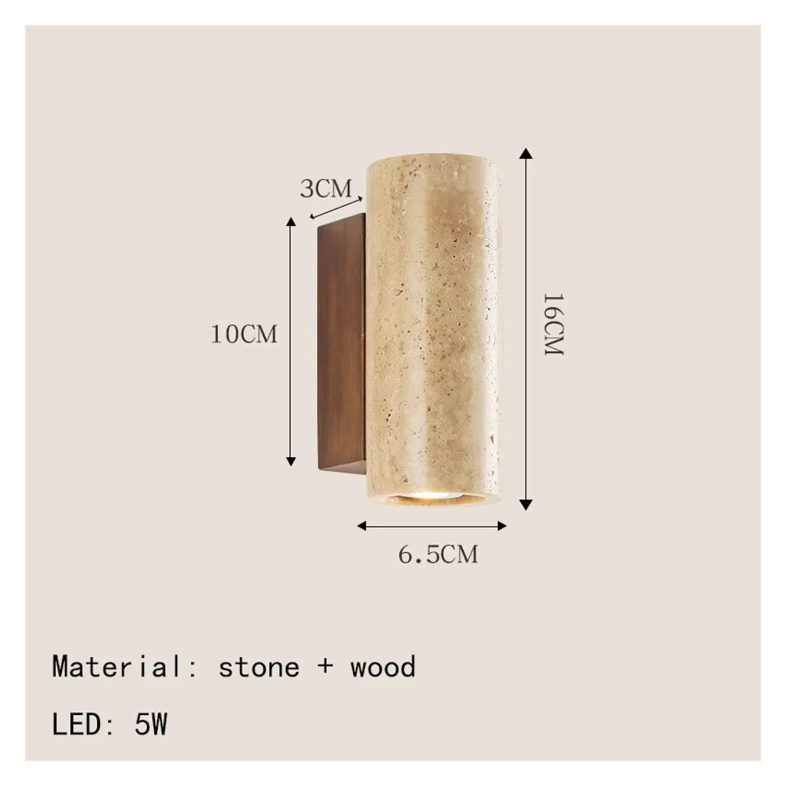 Natural Stone LED Wall Lamp Parlor Bedroom Aisle Stair Lighting Fixtures ?for Bedroom