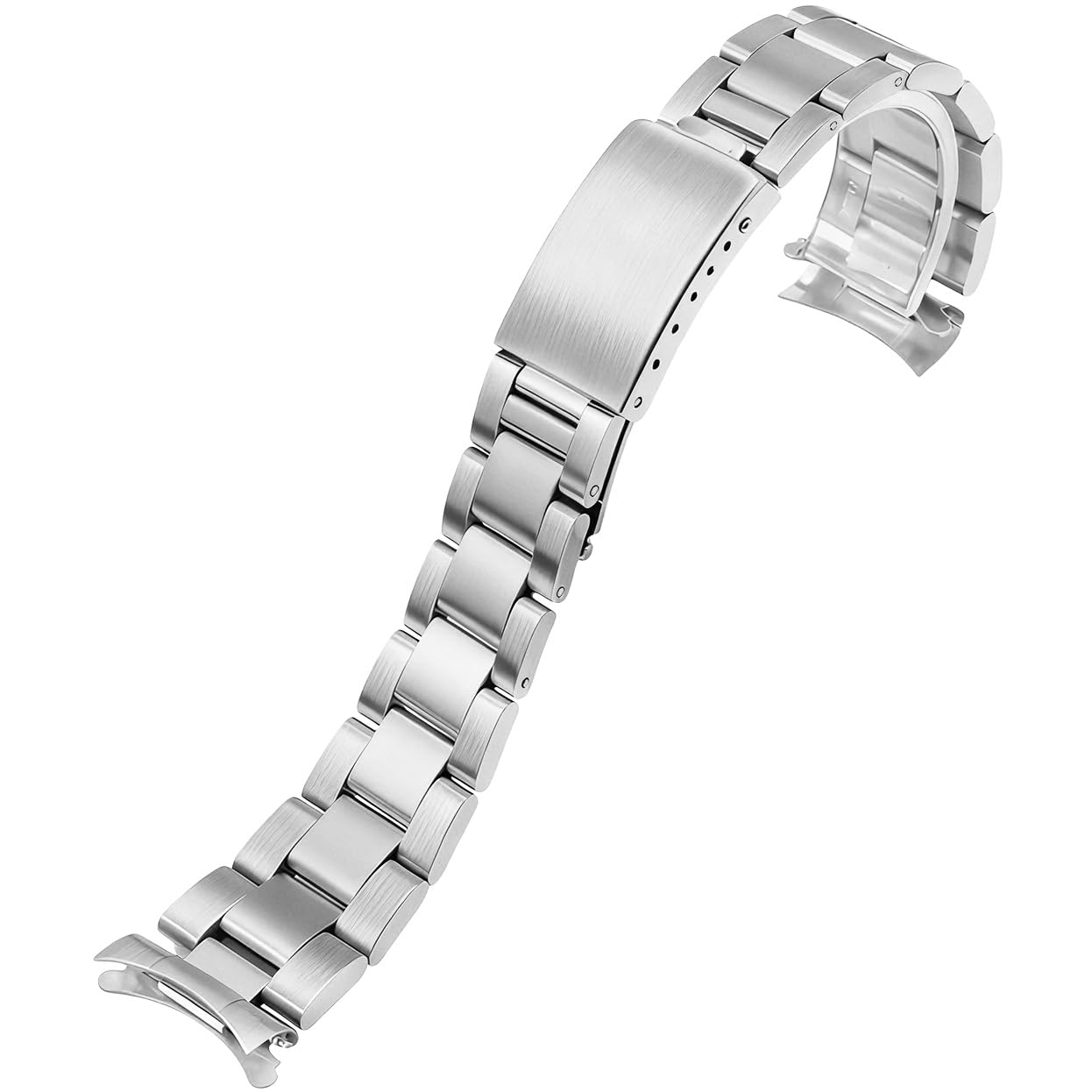 Cinturino di ricambio Oyster da 17 mm per Rolex 6824 di medie dimensioni da 31 mm, in acciaio inossidabile pesante