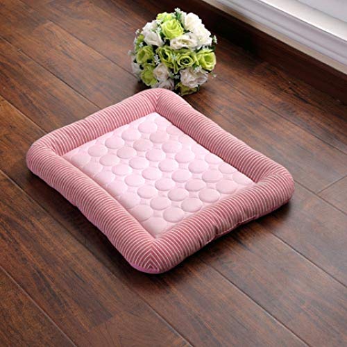 Breathable Dogs Nest Anti-Slip Pet Dog Bed Spring Summer Puppy Ice Silk Mat Cushion Sofa Cat Kennel Mattress Pad