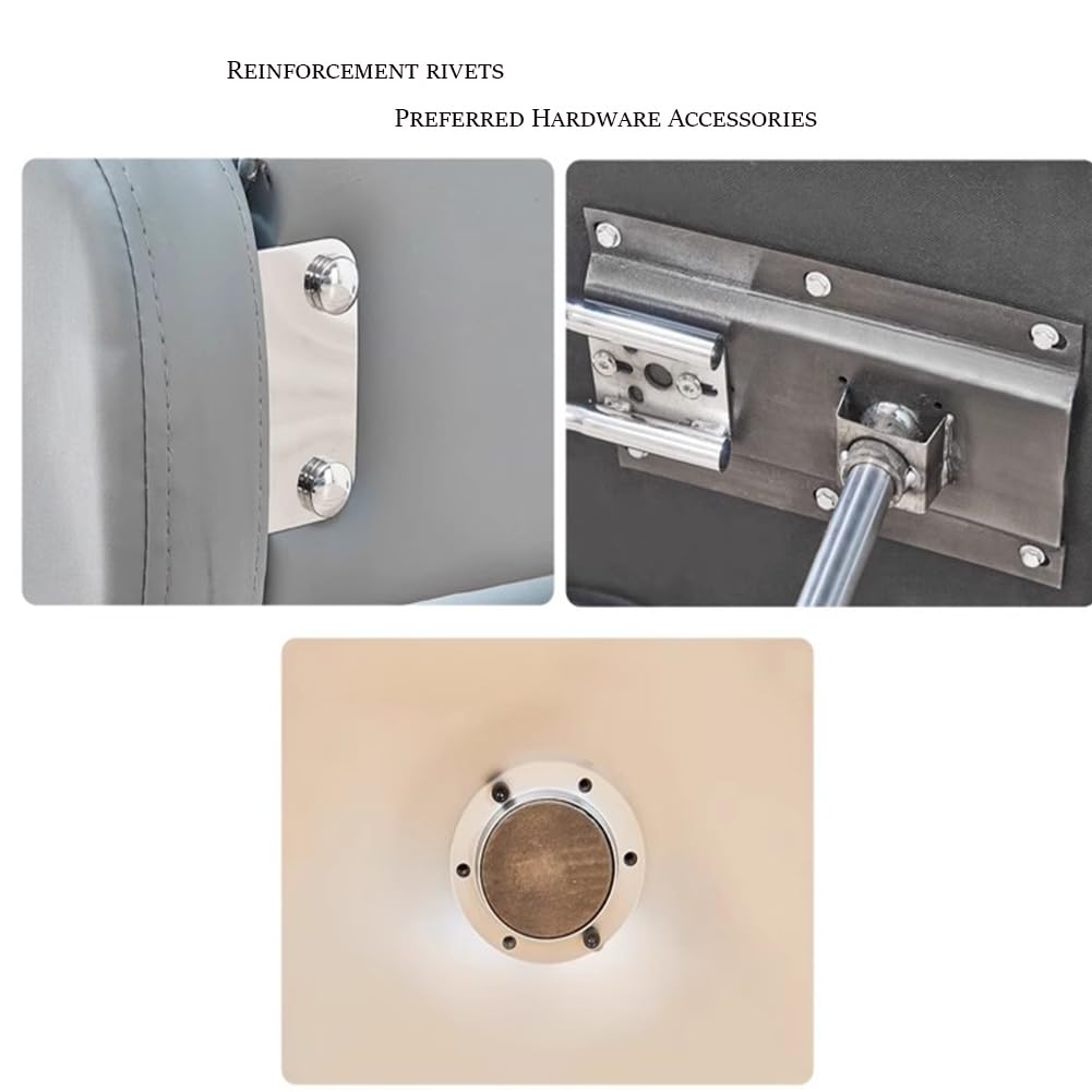 Sillas de barbero, Silla de barbero hidráulica Profesional, Silla de peluquería, Silla de Corte de Pelo giratoria reclinable Ajustable para peluqueros, Gris - Ideal para barberías y Salones