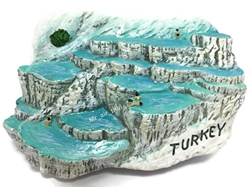 Turkey Pamukkale Hot Springs Turkish Souvenir Collection 3D Fridge Refrigerator Magnet Hand Made Resin - ʒ ①ɂ̃}Olbg ①ɗp}Olbg