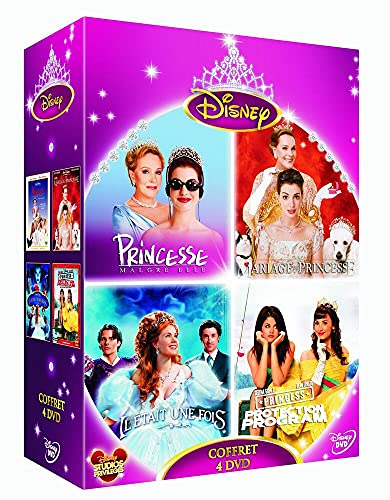 Amazon Com Coffret Princesses Il Etait Une Fois Princesse Malgre Elle Un Mariage De Princesse Princess Protection Program Coffret 4 Dvd Movies Tv