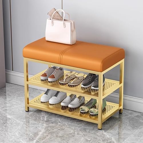 Petite étagère à chaussures à 2 étagères pour maximiser l'espace des couloirs étroits