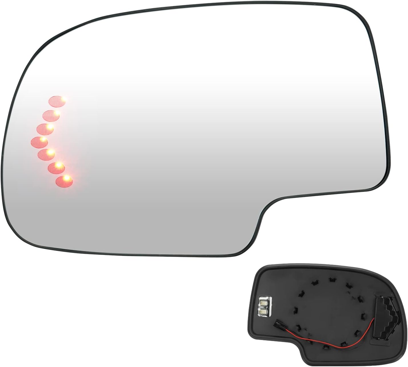 Youxmoto Driver Left Side Heated Mirror Glass Replacement