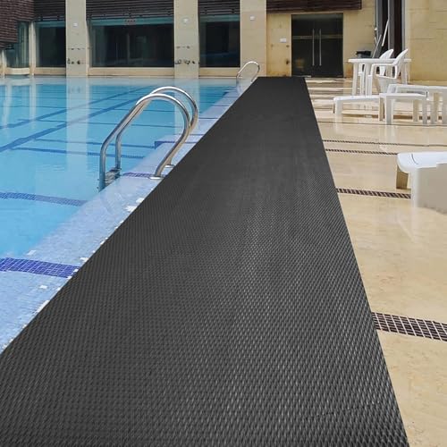 PVC Non-Slip Drainage Floor Mat (Black 4FTx10FT)