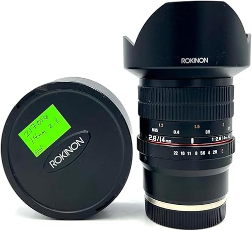 Lente ultra de gran angular Rokinon14mm F28