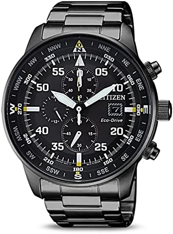 Private 『J』 Relógio Citizen Masculino Eco-drive Aviator Tz31132p Preto