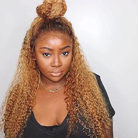 Glisdia 4x4 Ombre Kinky Curly Wig Cover
