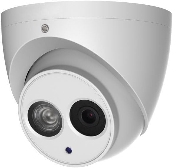 Professional 4 Megapixel Domo Camera IP POE 2.8mm Fixed Lens Infrared Lighting and Microphone
