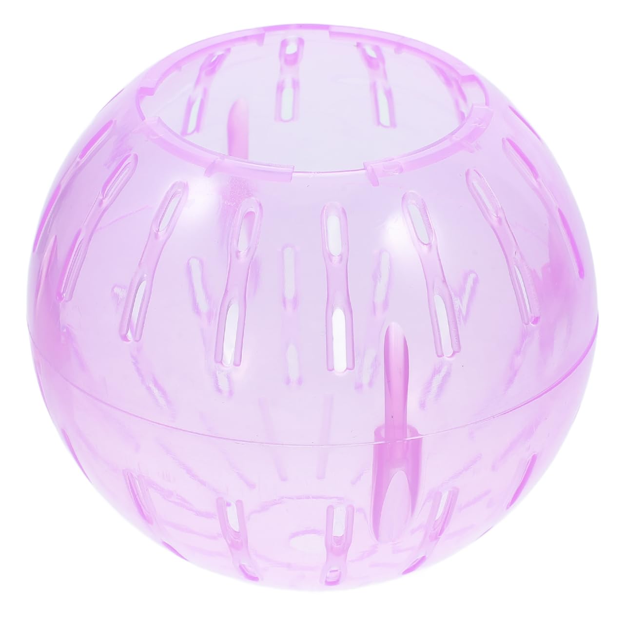 POPETPOP Hamster Running Ball Toy 4 Inch Transparent Exercise Ball for Small Pets Including Hamsters and Guinea Pigs Safe Portable Small Pet Toy for