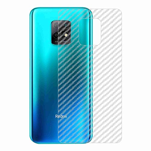 Image of Compatible with Redmi 10X Back Screen Protective Film Carbon Fiber Skin Transparent Screen Guard Sticker
