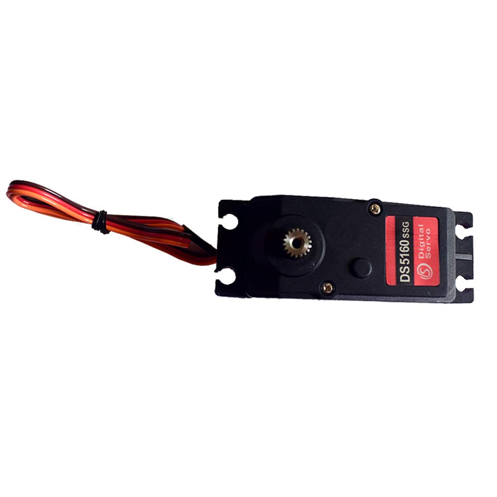 ZOSKAY Servo impermeabile Baja 60kg DS5160 SSG HV Servo digitale per 1/5 Redcat HPI Baja 5B SS RC compatibile SAVOX-0236 LOSI XL 5T (angolo 180)