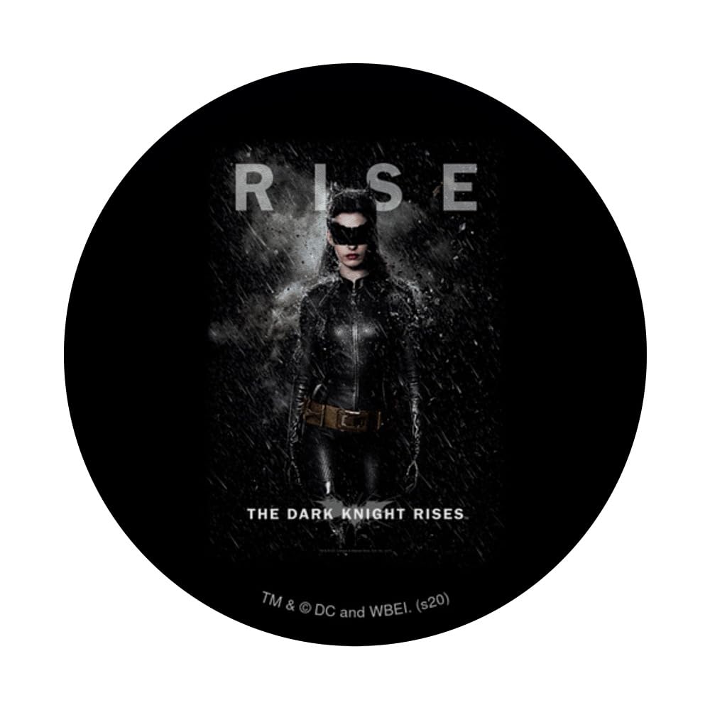 The Dark Knight Rises Catwoman Rise PopSockets Swappable PopGrip, Black - Image 3