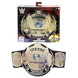 Mattel WWE HNY44 Flügeladler-Meisterschafts-Rollenspiel-Gürtel, authentisches Styling mit verstellbarem Gürtel, ab 6 Jahren, Jugendliche, Schwarz