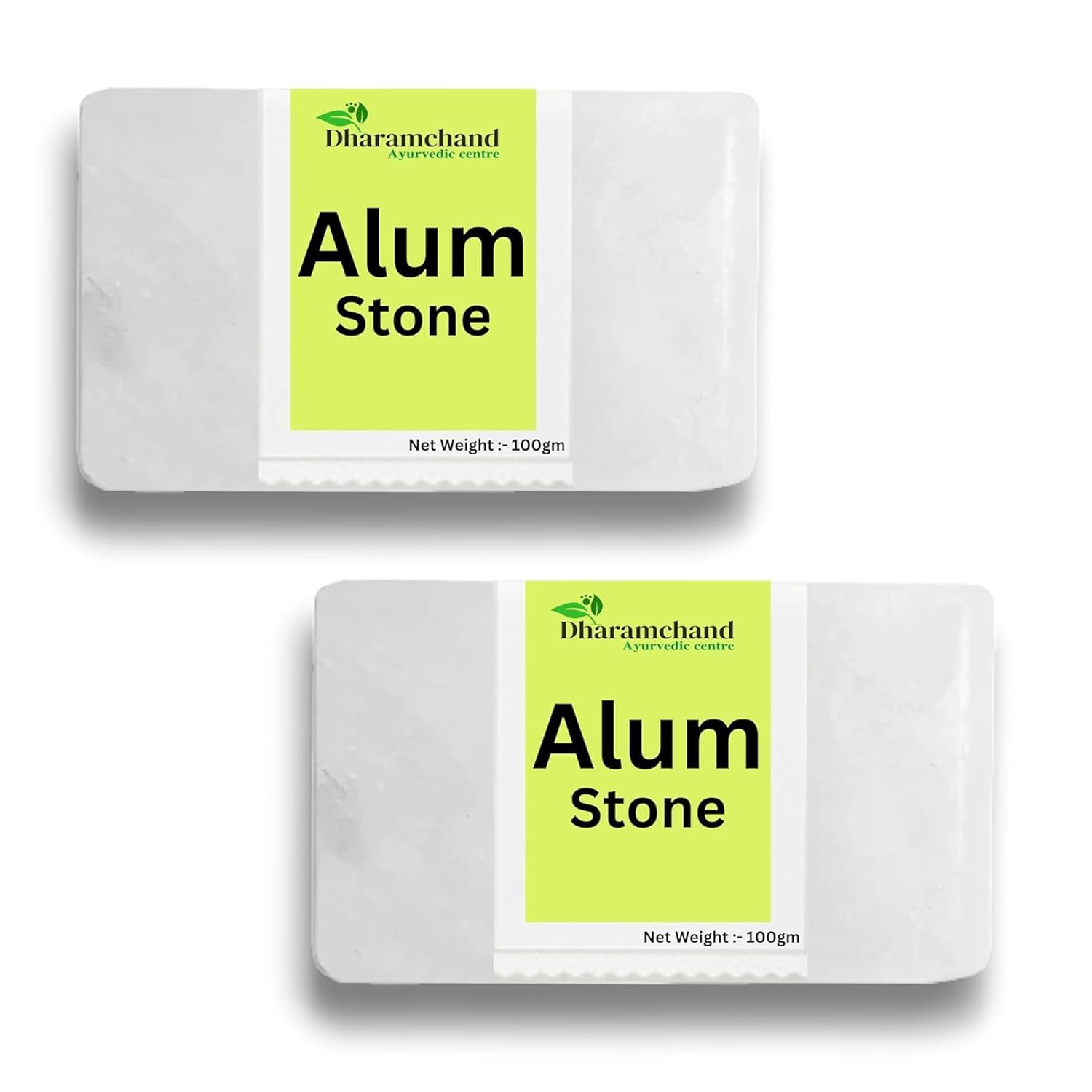 Dharamchand Alum Stone Bar 200g Natural Fitkari Stone for Skin Tightening & Water Purification | Crystal White Alum Bar for Underarms & Shaving | Gentle & Effective Pack of 100g x 2 (B0D95WZFDH) Amazon Price History, Amazon Price Tracker