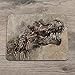 Produktbild Mousepad dinosaurier mousepad vintage mousepad männer mousepad beige mousepad jungen freunde geschenk bürobedarf lehrer geschenk quadrat mauspad