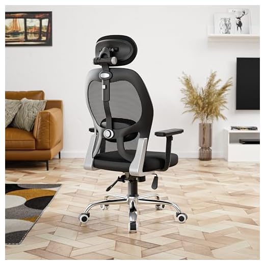 GreenSoul Newyork High Back Mesh Efficient Chair (Black)