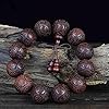 Bodhi-Perlenarmband, Natürliches Holzperlenarmband, tibetisch-buddhistisches Meditations-Mala-Gebet, 2 cm, Palisanderperlen, for Männer und Frauen, elastischer Schmuck, Jahrestag, Geburtstag, Zubehör #3
