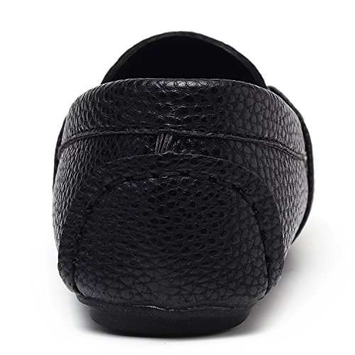 image for UBELLA Toddler Boys Girls Soft Split Leather Slip-On Loafer Boat Dress