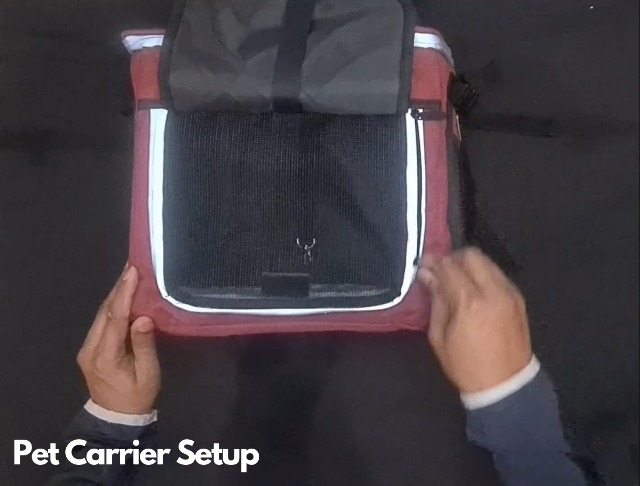 Puppy Carrier, Dog Basket for Bike, Cat Backpack & Dog Bike Basket, Expandable Soft-Sided Pet Carrier with Multi-Pockets… - Image 8