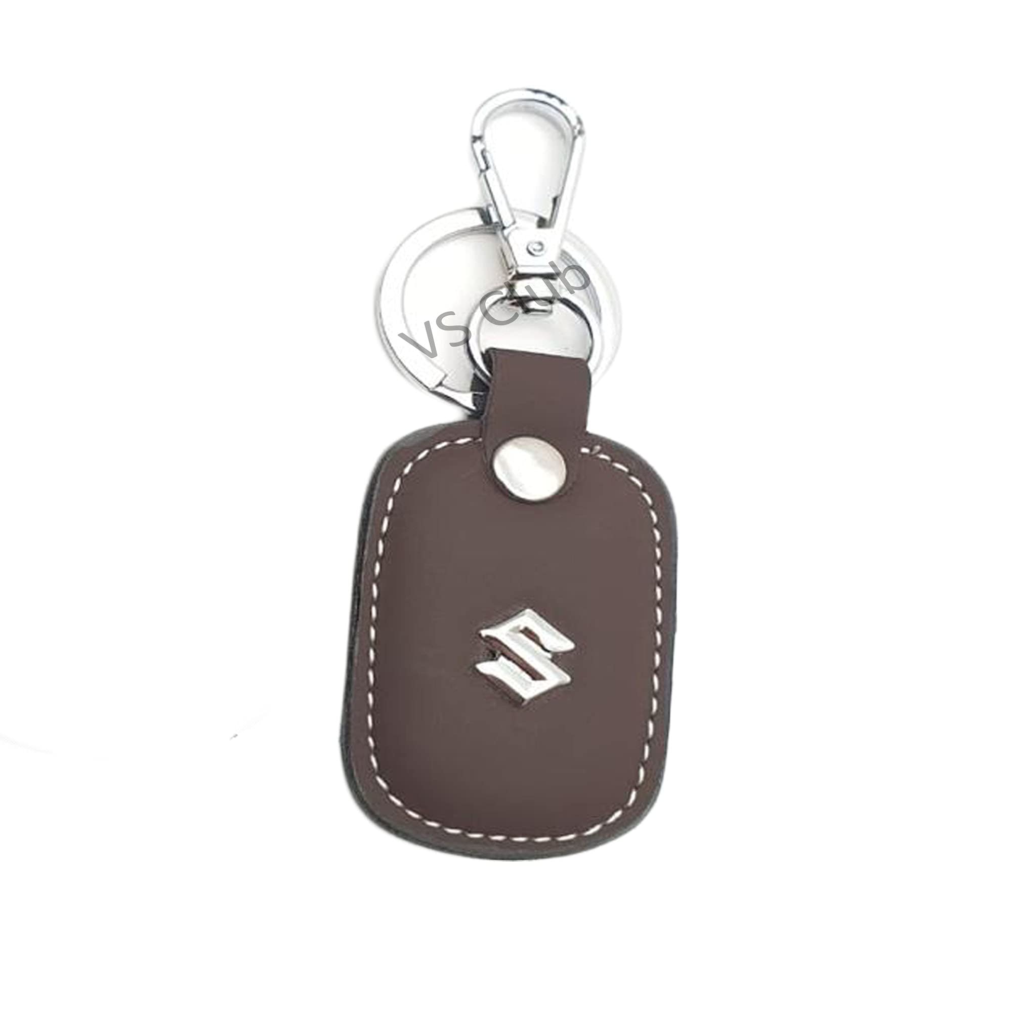 VS Club Car Keychain Stylish Leather And Metal Key Chain For Car (BIG_SUKI)-image-25
