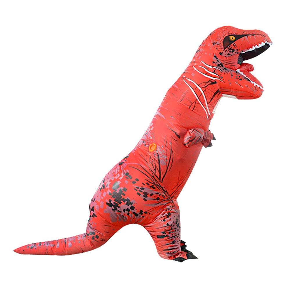 EElabper Dinosaur Costume, Inflatable T-Rex Dinosaur Costume Fancy Suit Halloween Cosplay for Adult & Kids