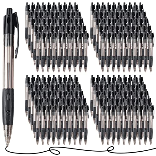 Bolígrafo retráctil Nuanchu 200 piezas tinta negra miniatura 1