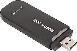 Roteador 4G, ponto de acesso USB 4G LTE com slot para cartão SIM, até 10 usuários, modem USB de ponto de acesso de rede móvel portátil para casa, viagens