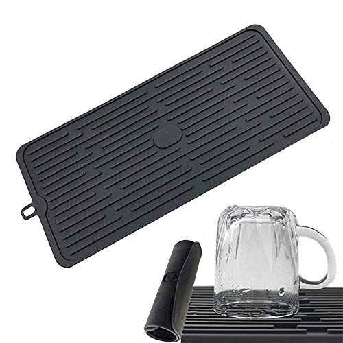 Silicone Dish Drying Mat Kitchen Tableware Pad Washing Sink Glass Rack Mats Home