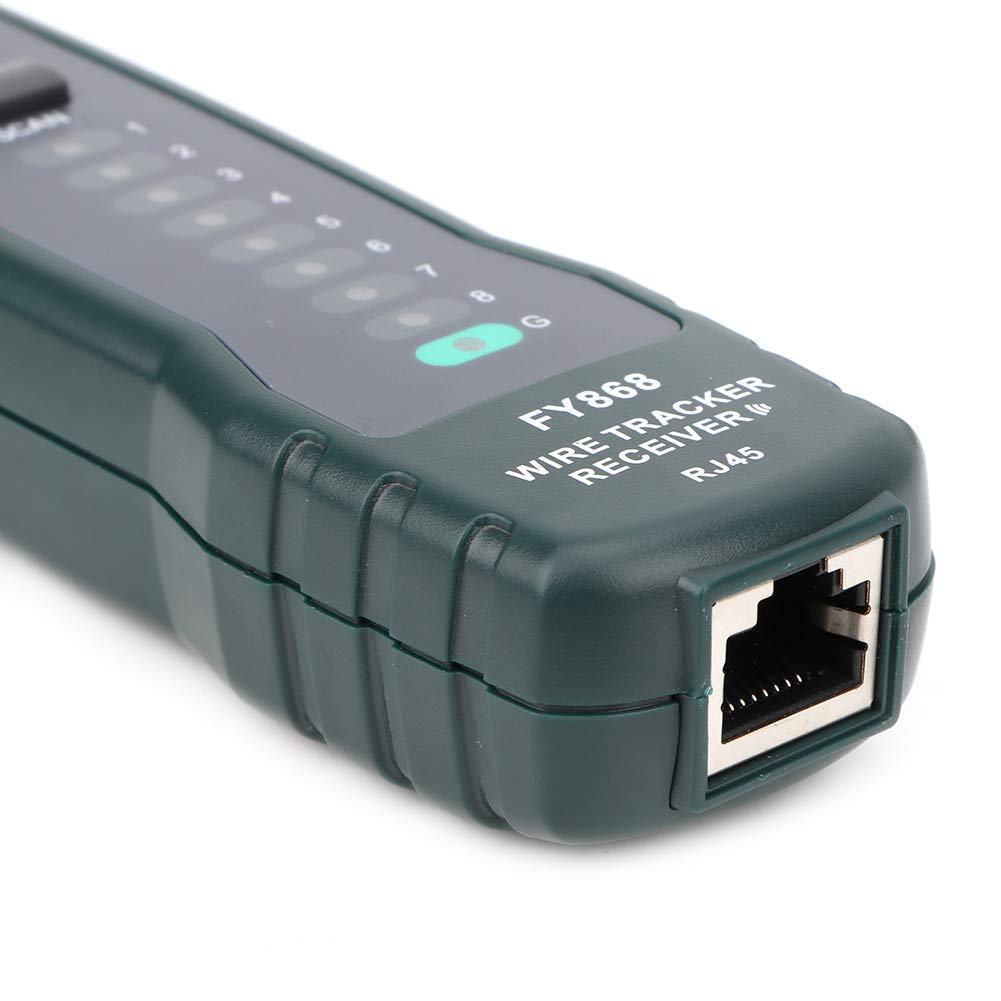 FY868 Testeur de Câble Réseau Téléphonique, RJ45 RJ11 Kit de Traqueur de Fil LAN