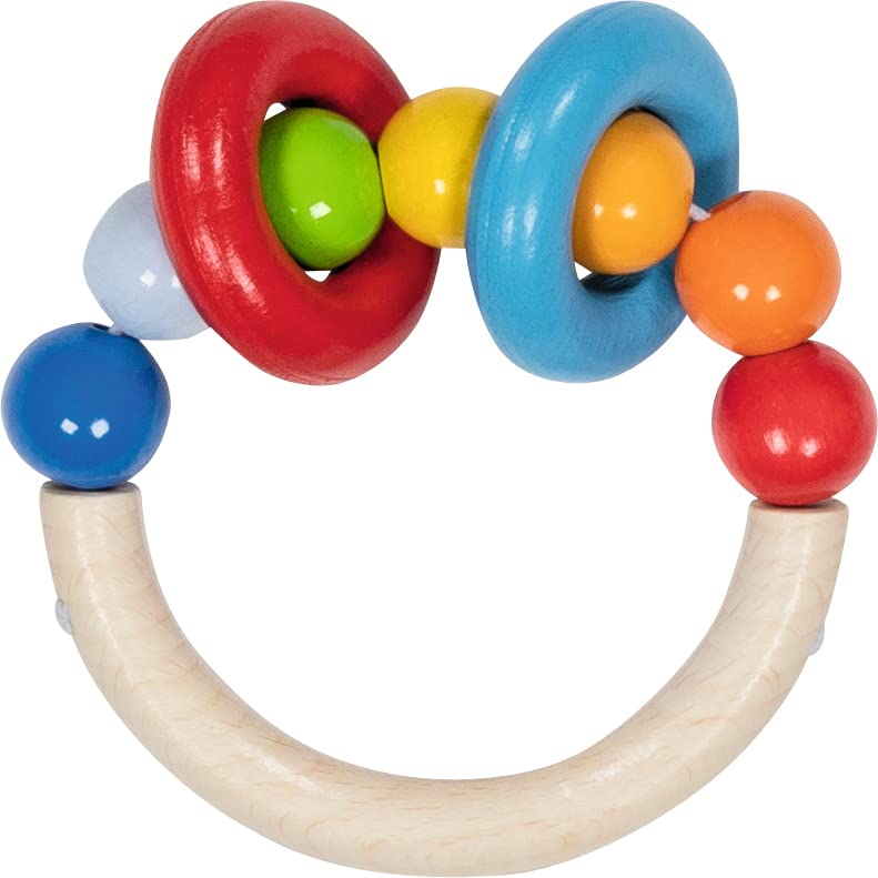Goki Baby Grasping Toy Semi-Circular with Balls and 2 Rings
