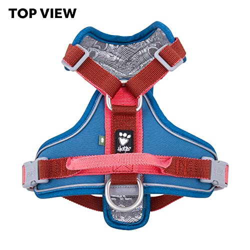 Hurtta Weekend Warrior ECO Warming Hundegeschirr, wärmend, Brustgeschirr für mittelgroße Hunde, Blaubeere Mix, 45-60 cm