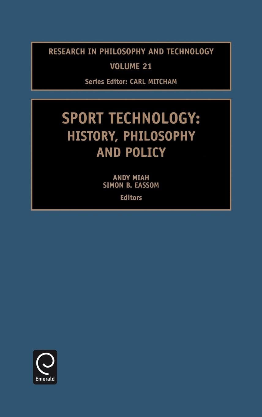 Sport Technology: History, Philosophy and Policy