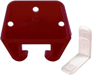 Prime Line CCSC7156 25/32" Red Plastic Drawer Track Guide Kit