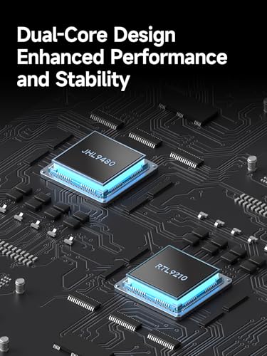 Cajas externa M.2 NVMe SSD Hagibis 80Gbps aluminio y cobre miniatura 3
