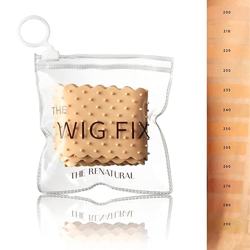 The by The Renatural - Agarre antideslizante para peluca, banda de agarre de silicona para peluca, 5 tonos (bronceado), patentada, hipoalergénica,