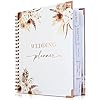 Beautiful Boho Wedding Planner Book and Organizer – Enhance Excitement and Makes Your Countdown Planning Easy – Unique Engagement Gift for Newly Engaged Couples, Future Brides and Grooms,9 X 11 inches