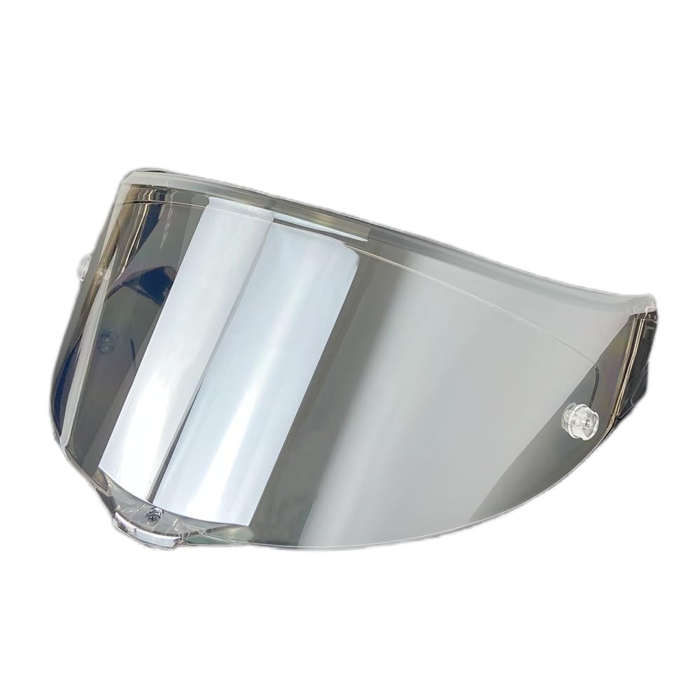 ANSUNDA Pista Helmet Visor Replacement,Motorcycle Helmet Face Shield for AGV Pista GPRR,Pista GPR,Corsa R (Revo Clear Silver)