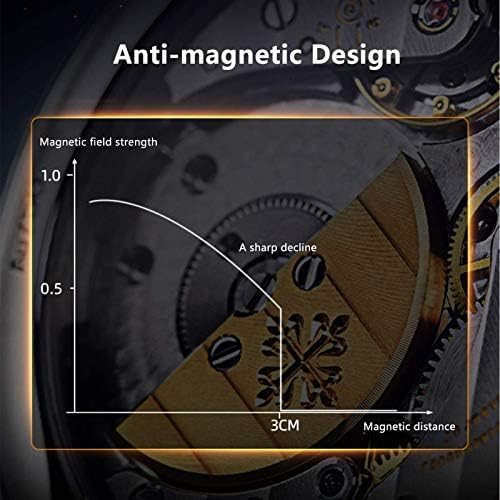 FENOKD Mechanical Watch Shaker Double Watch Winder Box for Automatic Watches with Blue LED Light, AC Adapter and Battery Powered Piano Paint Exterior