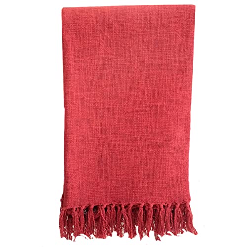 Image of Home Abstract Single Throw Red Color