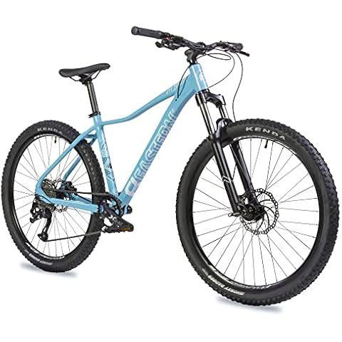 Eastern Bikes Ladies Alpaka Mountain Bike with 27.5" Wheel/Tire in 3 Frame Sizes for a (Medium - 17" Frame, Blue) Cover
