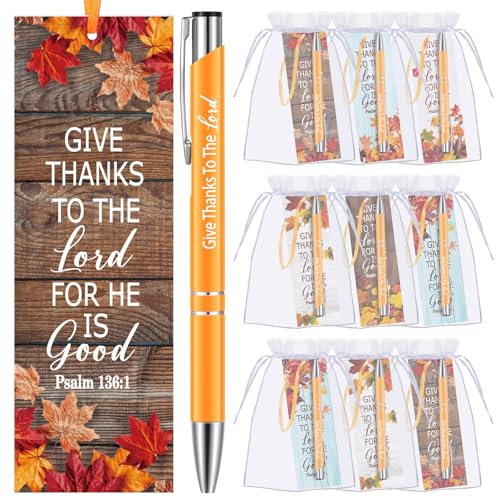 Dispowreath 24 Pcs/ 12 Sets Christian Thanksgiving Gifts Bulk, Include