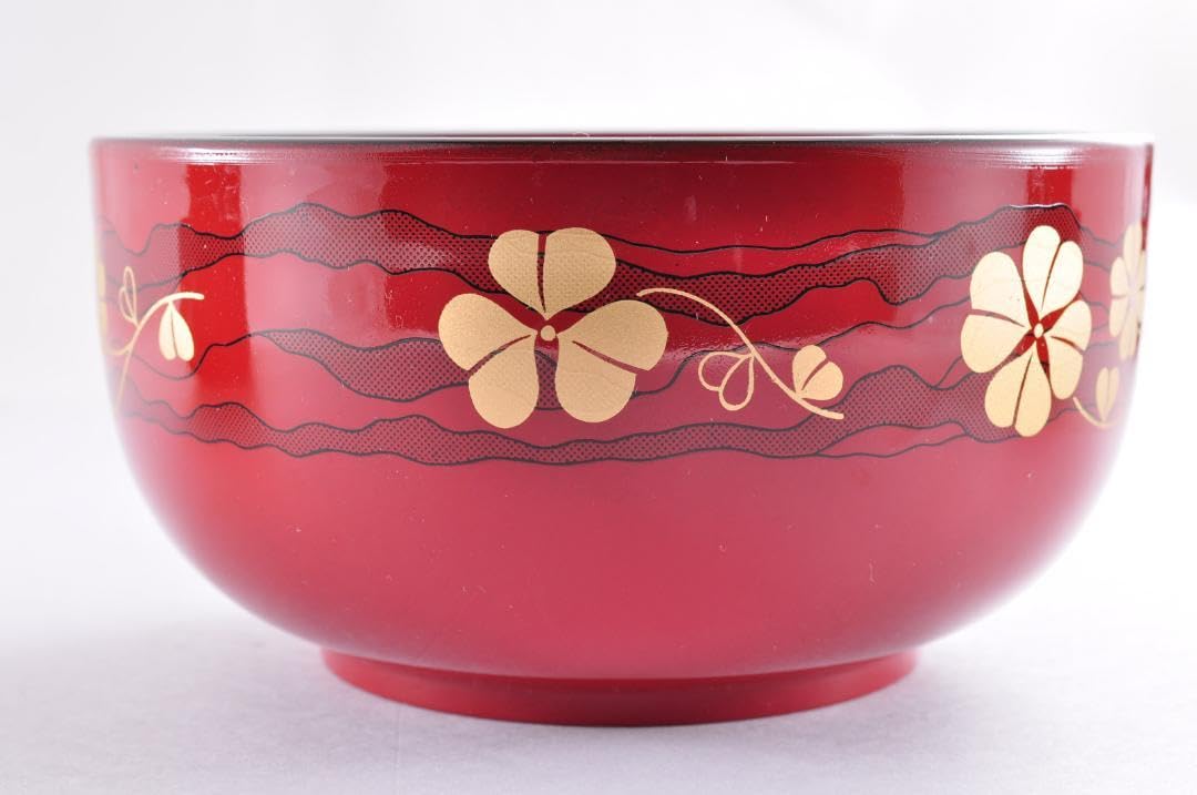 Amazon.co.jp: 漆器 山中塗 どっしり椀二客揃え 赤 黒 セット お椀